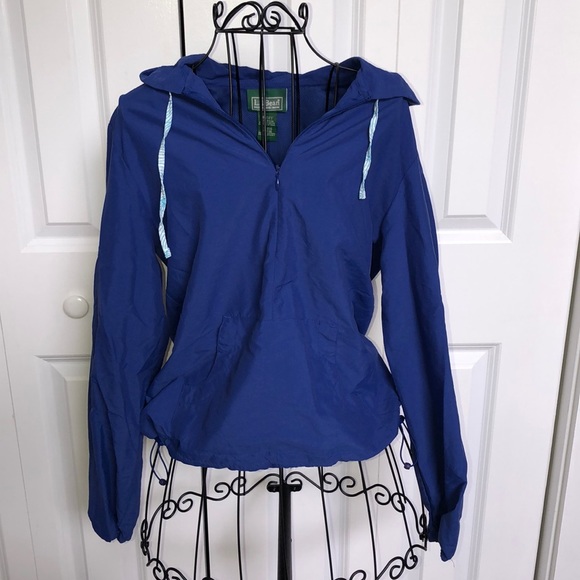 L.L. Bean Jackets & Blazers - L.L. Bean Women’s XS Royal Blue Windbreaker Hoodie